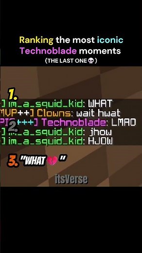 🏆 Ranking Technoblade's Most Iconic Moments