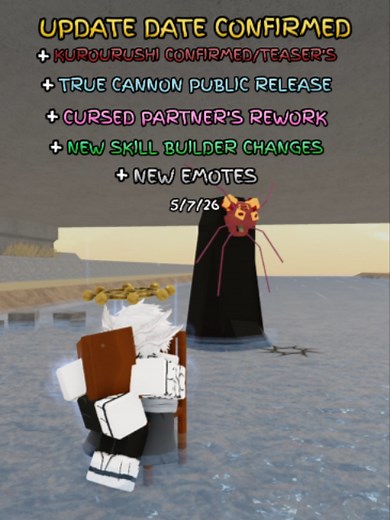 JJS UPCOMING UPDATE CONFIRMED🔥 | KUROURUSHI ADD, YUTA REWORK, RYU PUBLIC, AURA MONSTER EMOTE |#jjs #jujutsushenanigans #jujutsukaisen #yuta #robloxfyp #robloxgames #ryu #larp #rika #roblox