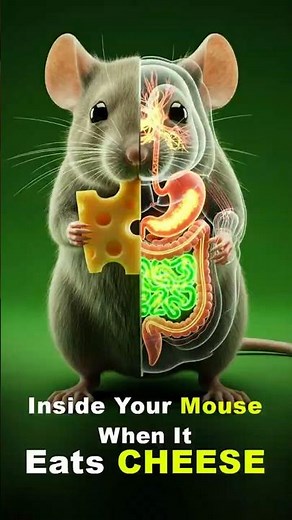 Inside Your Mouse When It Eats CHEESE 🐭