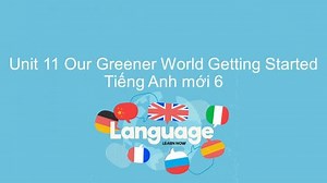 Tiếng Anh 6 mới  Unit 11 Getting Started - Khởi động