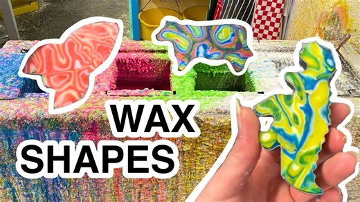Making wax shapes from offcuts - Recycling wax tutorial