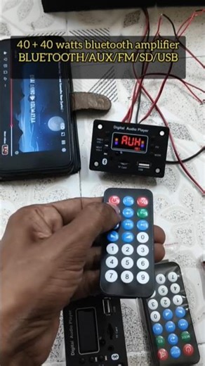 12V Bluetooth, SDcars, USB decoder and FM radio