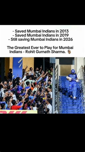 Rohit Sharma: The Savior of Mumbai Indians (2013-2026) 💙🔥 #shorts #trending #rohit