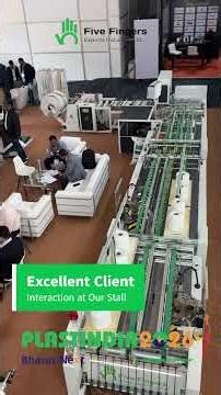 PLASTINDIA 2026 DAY-1 | India’s Advanced PP Woven Liner Insertion with Hemming Technology