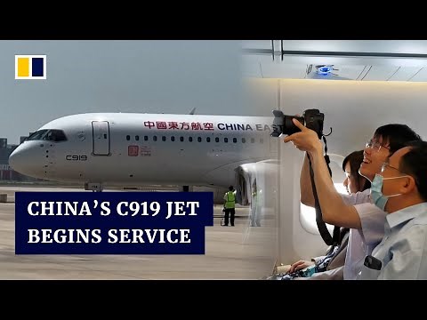 China’s C919 passenger jet completes maiden commercial flight from Shanghai to Beijing