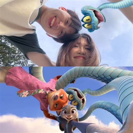 S X C H A N || 筱 萱 | 在Zootopia 2的时候也是拍上了这款情侣照🤓 . . . . #zoo #zootopia2 | Instagram