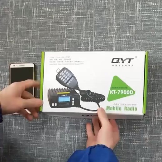 QYT KT-7900D,Vehicle Mounted Car Radio Uhf Vhf KT7900d Quad Band 144/220/350/440MHz Walkie Talkie with USB Two Way Mobile Radio