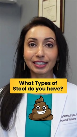 Rajsree Nambudripad, MD on Instagram: "What Your Poop Says About Your Health 💩 If you’re not looking at your stool—you’re missing major clues about your digestion. The Bristol Stool Scale is a simple tool to decode: 🪨 Hard, dry stools → Constipation (Bristol 1–2) ✅ Sausage or soft-serve → Ideal (Bristol 3–4) 💦 Loose stools? You might still be constipated if you feel incomplete after going Comment "BOWEL" for the detailed video on this! ➡️ Follow @dr_rajsree_nambudripad for real gut health edu