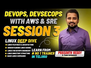 DevOps, DevSecOps, AWS & SRE | Session 3: Linux for DevOps Engineers Deep Dive #devopsintelugu