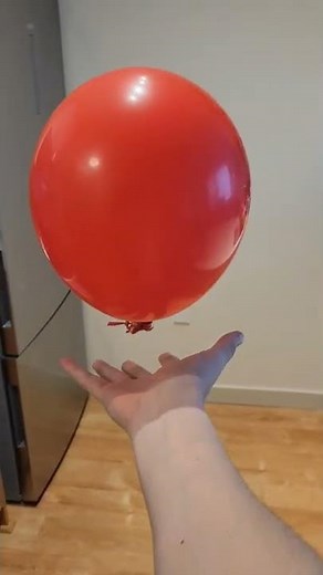 Using the Force on a Neutrally Buoyant Helium Balloon #science #experiment #demo