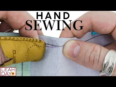 Hand Sewing Tutorial - Left Handed & Right Handed 4 Patch Quilt Block