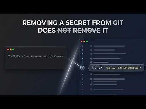 Why Removing a Secret From Git Does Not Actually Remove It — and What That Means for Storage