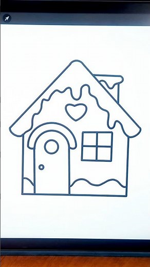 comment dessiner une maison facile #drawing
