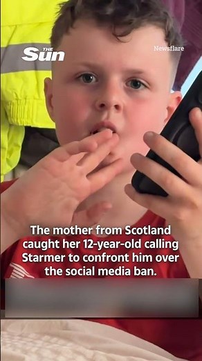 Mum catches 12-year-old son calling Downing Street to confront Keir Starmer over social media ban