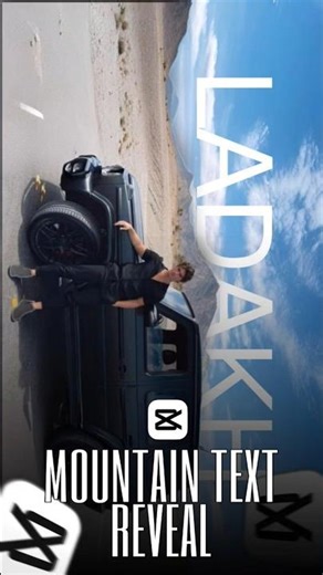 mountain text reveal edit | Capcut editing | travel edit