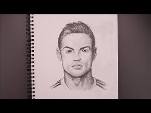 How to Sketch Cristiano Ronaldo Step by Step | Realistic Pencil Drawing Tutorial