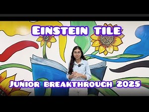 Einstein tile| junior breakthrough 2025 | fascinating tile patterns #breakthrough #trending #world