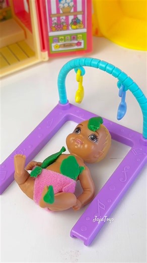 Satisfying with Unboxing Barbie Bedtoys ASMR VIDEO #short #asmr #satisfying #baby #bath #sponge