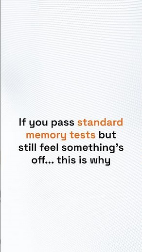 The Problem With Standard Memory Tests
