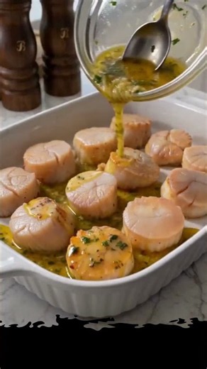Golden Garlic Butter Scallops, Easy, Elegant & Irresistible!
