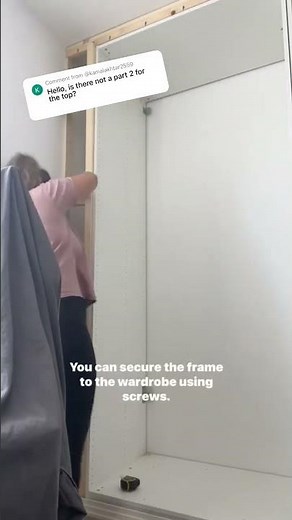 DIY Custom Built-in IKEA PAX Wardrobe - Part 2 - How to Box in IKEA Wardrobes #diy #ikeadiy