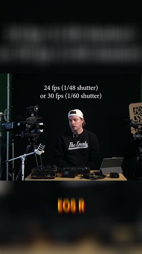 Film Like a PRO: 24 vs 30 FPS & Shutter Speed Secrets! #shorts