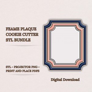 Graduation Frame Plaque Cookie Cutter STL Bundle - 8 Sizes PNG PDF Class Kit 2026, Digital Download - Etsy Canada