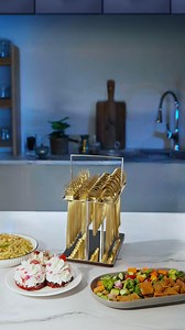 1.5K views | A table setting that speaks for itself. ✨ Make everyday feel a little more special with the Arshia 48-Piece Gold & Silver Cutlery Set — blending warm gold and cool silver, made for quiet moments, big celebrations, and everything in between. #tablescape #cutleryset #tabledecor #homeessentials #flatware #stainlesssteel #premiumquality #arshia | Arshia | Facebook