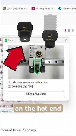 How to fix Nozzle Temperature Malfunction Bambu A1 #bambulab #a1