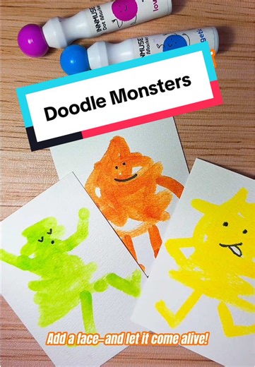 Doodle Monsters: Create Fun Characters with Dot Markers