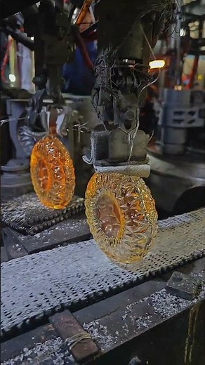 Process of an Automated Glass Production Line