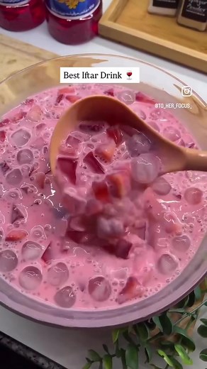Refreshing Strawberry Sago Drink Recipe for Iftar