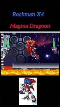 Rockman X4 VS Magma Dragoon #RockmanX4 #MegamanX4 #capcom #ps1 #psx #playstation #psone