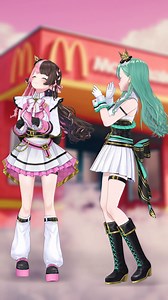 甘いお誘いをしていたら八雲べにに乗っ取られる橘ひなの #もものスムージー #マスカットスムージー #マクドナルド #マック