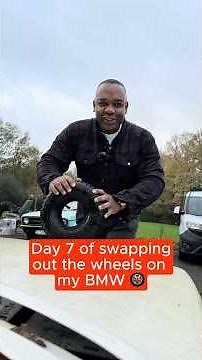 Day 7 of swapping out the wheels on our BMW Z4