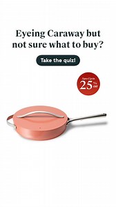 The most exciting time of the year is here.🎉 Caraway’s biggest sale is here with up to 25% off sitewide. Find your perfect kitchenware match! | Caraway