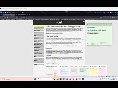 Authorisation Bypass in DVWA