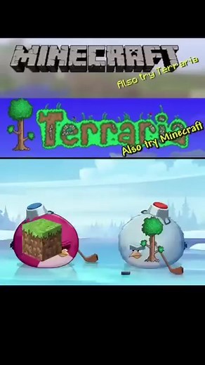 ;D - #memes #meme #fyp #minecraft #terraria - Both Minecraft 🧱 and Terraria ⛏️ are sandbox games that let players explore, build, and survive in vast, procedurally generated worlds. In both games, you start with minimal resources and must gather materials from the environment to craft tools, weapons, and shelters. The sense of freedom is a huge part of their appeal — players can choose to focus on exploration, creativity, or combat, shaping their experiences however they like. Whether you’re mi