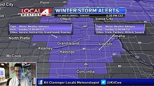 1.3K views | A couple winter alerts out across parts of East and Southeast Nebraska for the next couple rounds of winter weather. Here are some of the details on those and a quick check of futurecast. More details coming later tonight on the Local4 Weather App, on social media, and a Facebook Live at 8:30pm for all your questions. | KSNB Local4 | Facebook