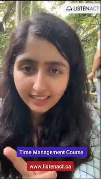 Free Time Management Course | Listenact