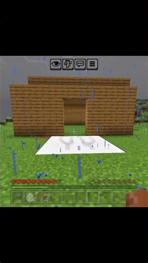 safest base #minecraft Safe Base 😱 | No Mods | 30 Sec Build #shorts