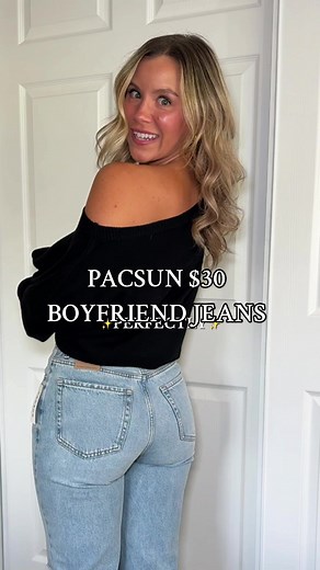 PACSUN Boyfriend Jeans Review: 90s Style for Small Waist Thick Thigh Girls