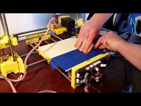 Applying Painters Tape to The Print Rite 3D