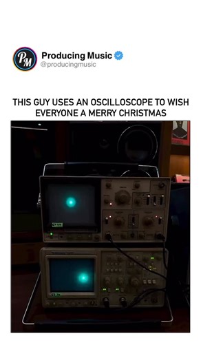 Producing Music on Instagram: "An oscilloscope is a visual tool musicians and producers use to see sound waves in real time, showing how audio signals, waveforms, frequency, amplitude, phase, and transients change over time. In music production, it’s used to analyze synth oscillators, bass response, kick and snare transients, stereo imaging, phase alignment, distortion, clipping, and harmonic content, helping artists shape cleaner mixes and stronger sound design. Whether hardware or a DAW oscill