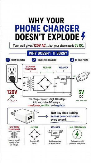 Smartphone charger electronics explained