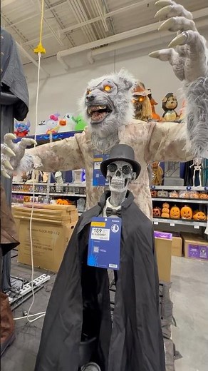 Animatronic Lowe’s Werewolf Halloween Decorations 2025