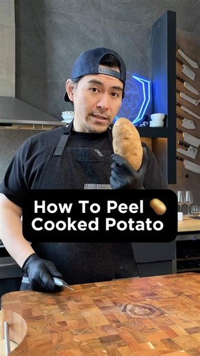 How To Peel Cooked Potato