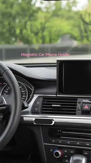 磁気式車載スマホホルダースタンド、エアベントマグネットカーウォールマウント、iPhone、Samsung、Xiaomi対応のスマートフォンGPSサポートカーブラケット