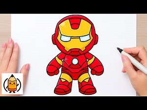 How To Draw Iron Man For Beginners | EASY Drawing Tutorial
