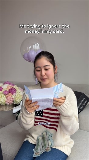 Sofi Manassyan on Instagram: "Totallyyy didn’t see it #sofimanassyan #relatable #birthday"